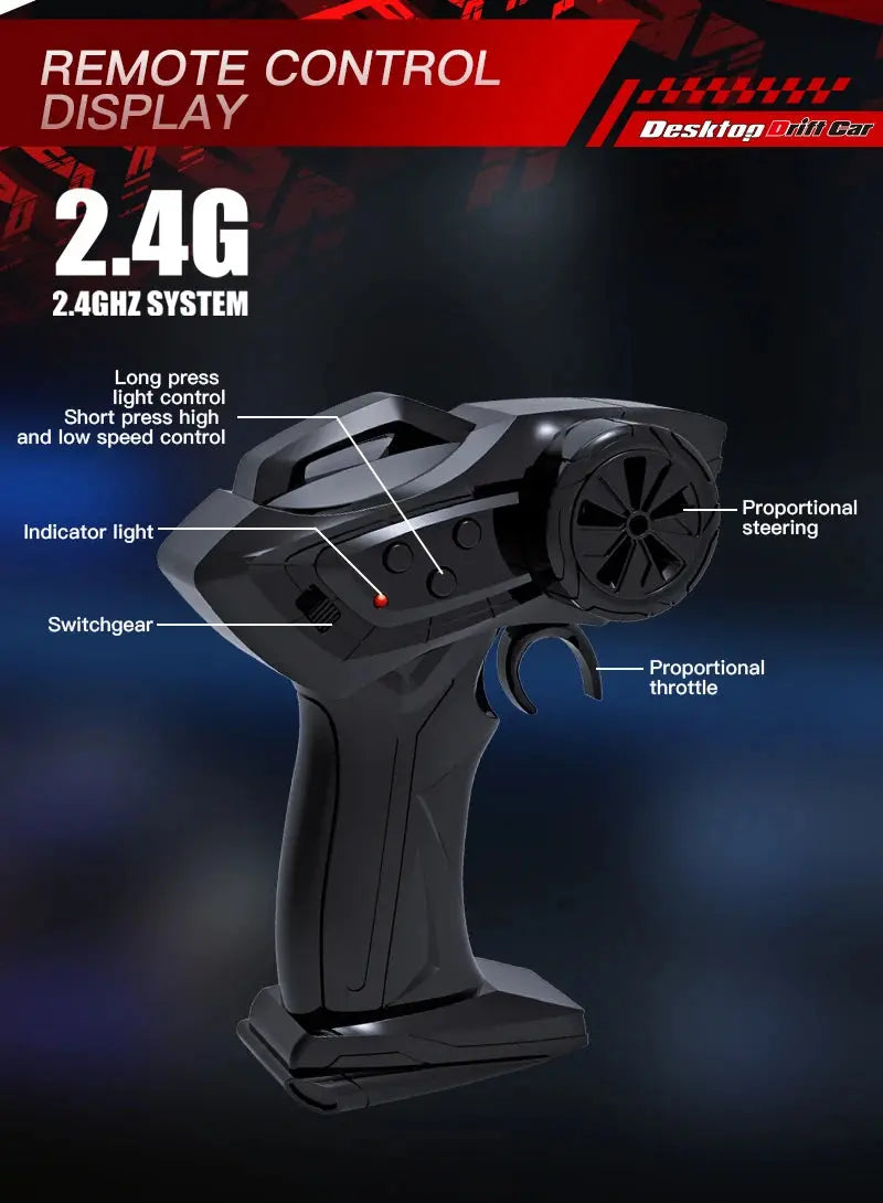 2025 New Kf20 1:64 Drift Rc Car Four-wheel remote-controlled racing car Full proportions Desk Competition Toy Boys Ideal gifts. Magic Remotes