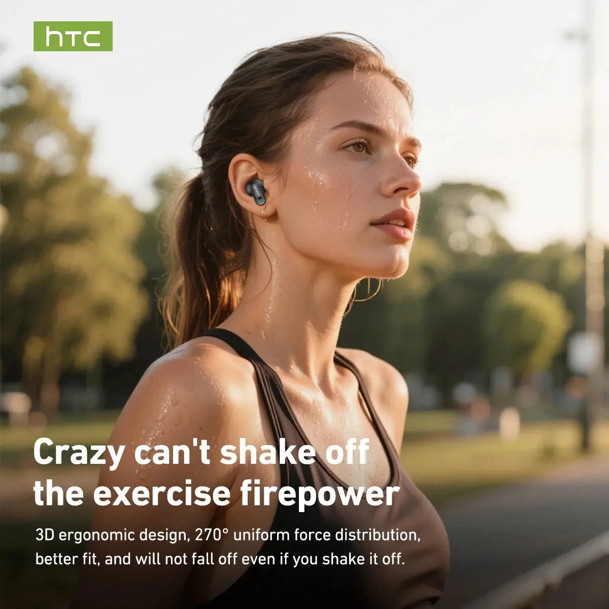 HTC NE79 TWS Bluetooth 6.0 Earphones AI Translator In-Ear HiFi Sound Headset for Sports Headset with Clear Call Mic Magic Remotes