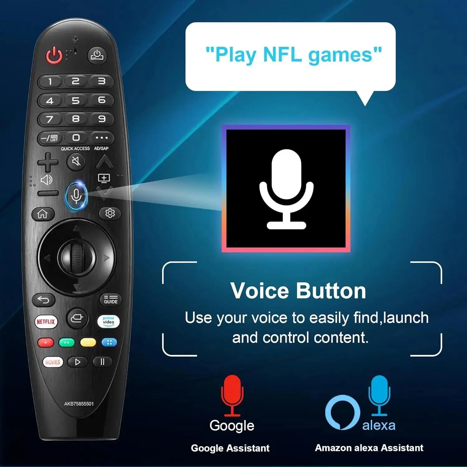 NEW AN-MR20GA AKB75855501 with Voice and Pointer Function remote control for LG Smart TV  for Many LG Models Magic Remotes