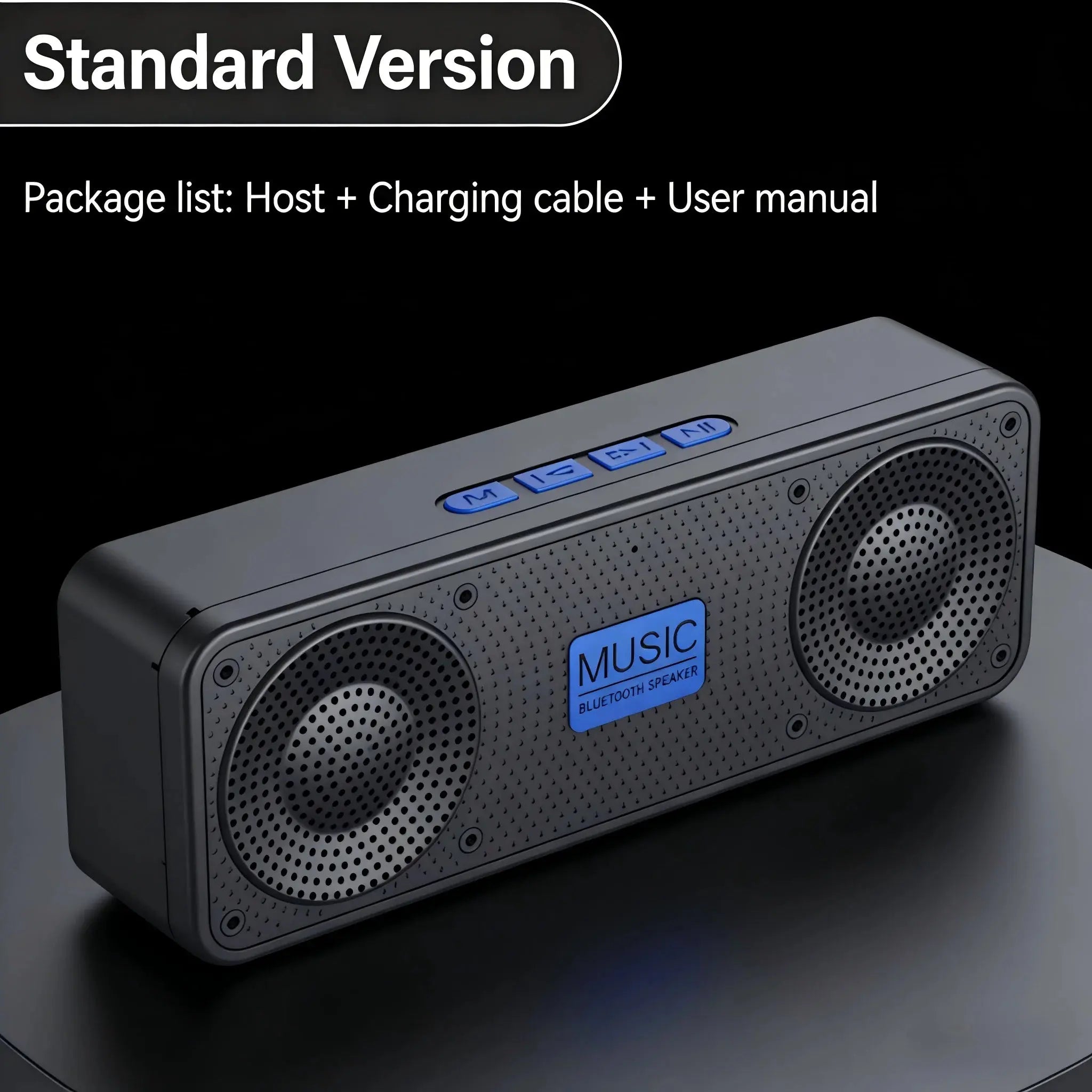 S18 Wireless Bluetooth Speaker Portable Subwoofer Stereo Sound FM Radio Outdoor Loudspeaker for Phone PC Magic Remotes