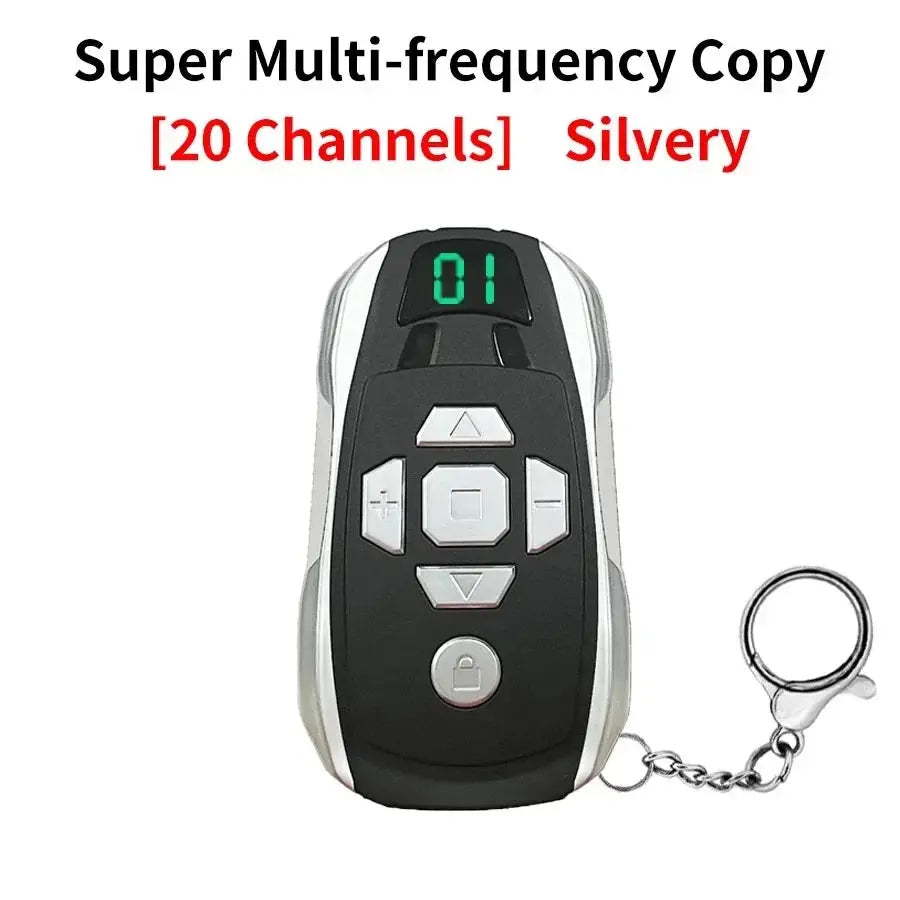 20-Channel Rechargeable Key Duplicator for Universal Garage Door Remote Control Gate Controller Clone Multi-frequency 300-915Mhz Magic Remotes