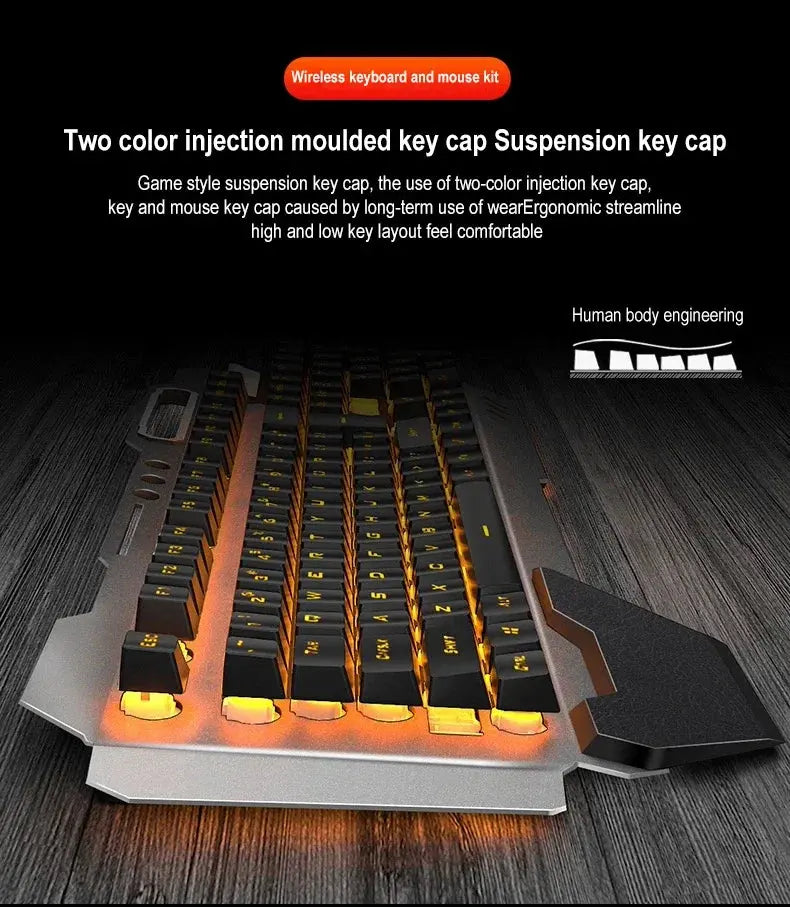 K680 Rechargeable 2.4G wireless keyboard and mouse suite Gaming computer Office esports Magic Remotes