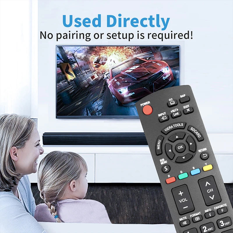 New N2QAYB000570 Remote for Panasonic TC-L32U22 TC-L37X2 TC-L42D2 TV, L32 L37 L42 inch LED LCD