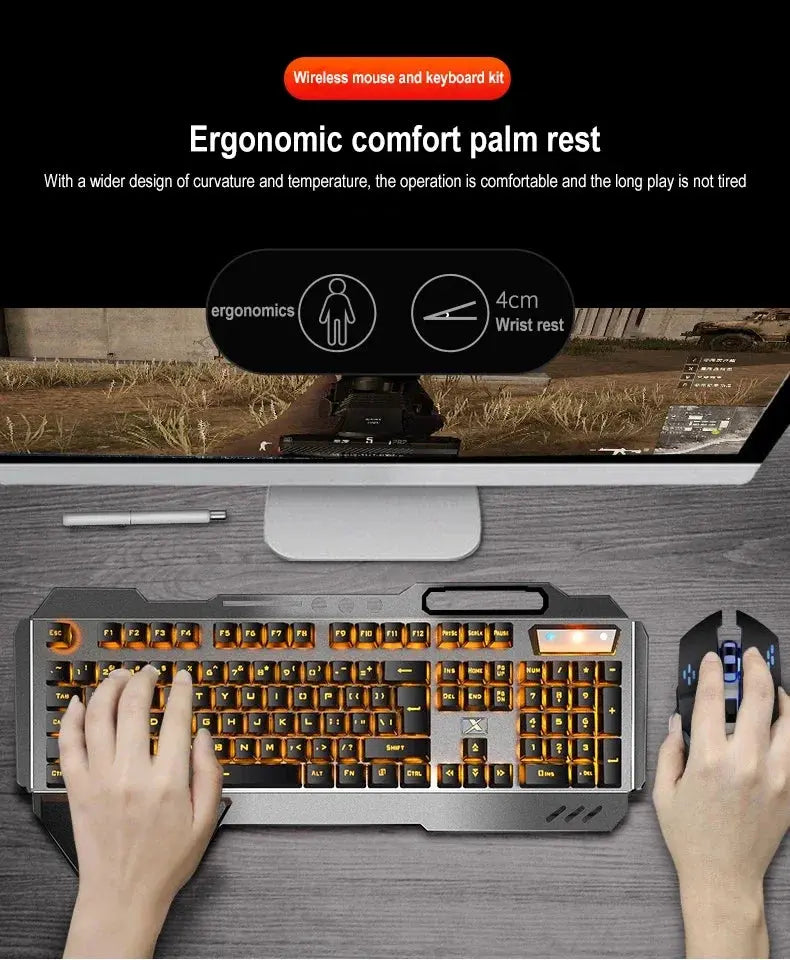 K680 Rechargeable 2.4G wireless keyboard and mouse suite Gaming computer Office esports Magic Remotes