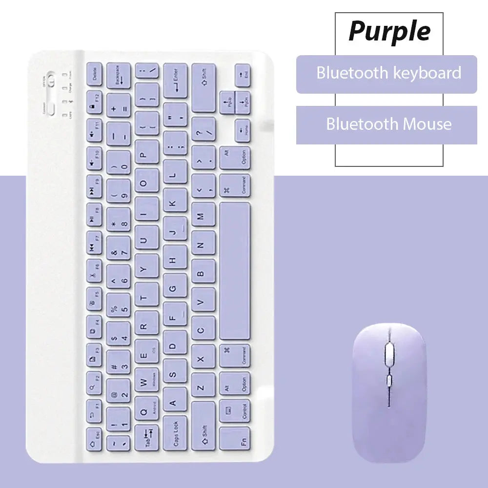 Bluetooth Wireless Keyboard Universal Mobile Phone Tablet Keyboard And Mouse Mini Bluetooth Keyboard Ipad Keyboard Accessories Magic Remotes