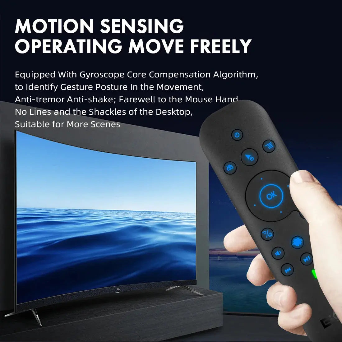 New G60S Pro BT Wireless Voice Remote Control 2.4G BT5.0 Dual Mode Air Mouse IR Learning With Backlit Light For Android TV Box Magic Remotes