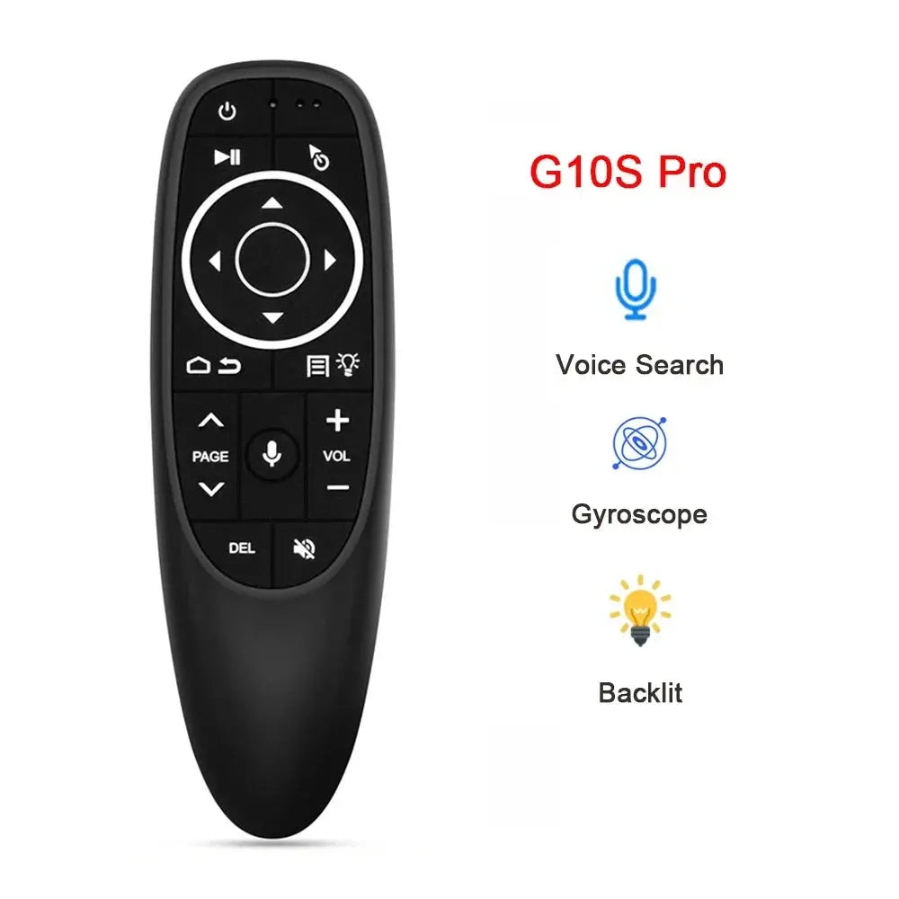 G10 G10S Voice Remote Control 2.4G Wireless Air Mouse Gyroscope IR Learning For Android TV Box H96 Max X96 mini X96 Max Plus PC Magic Remotes