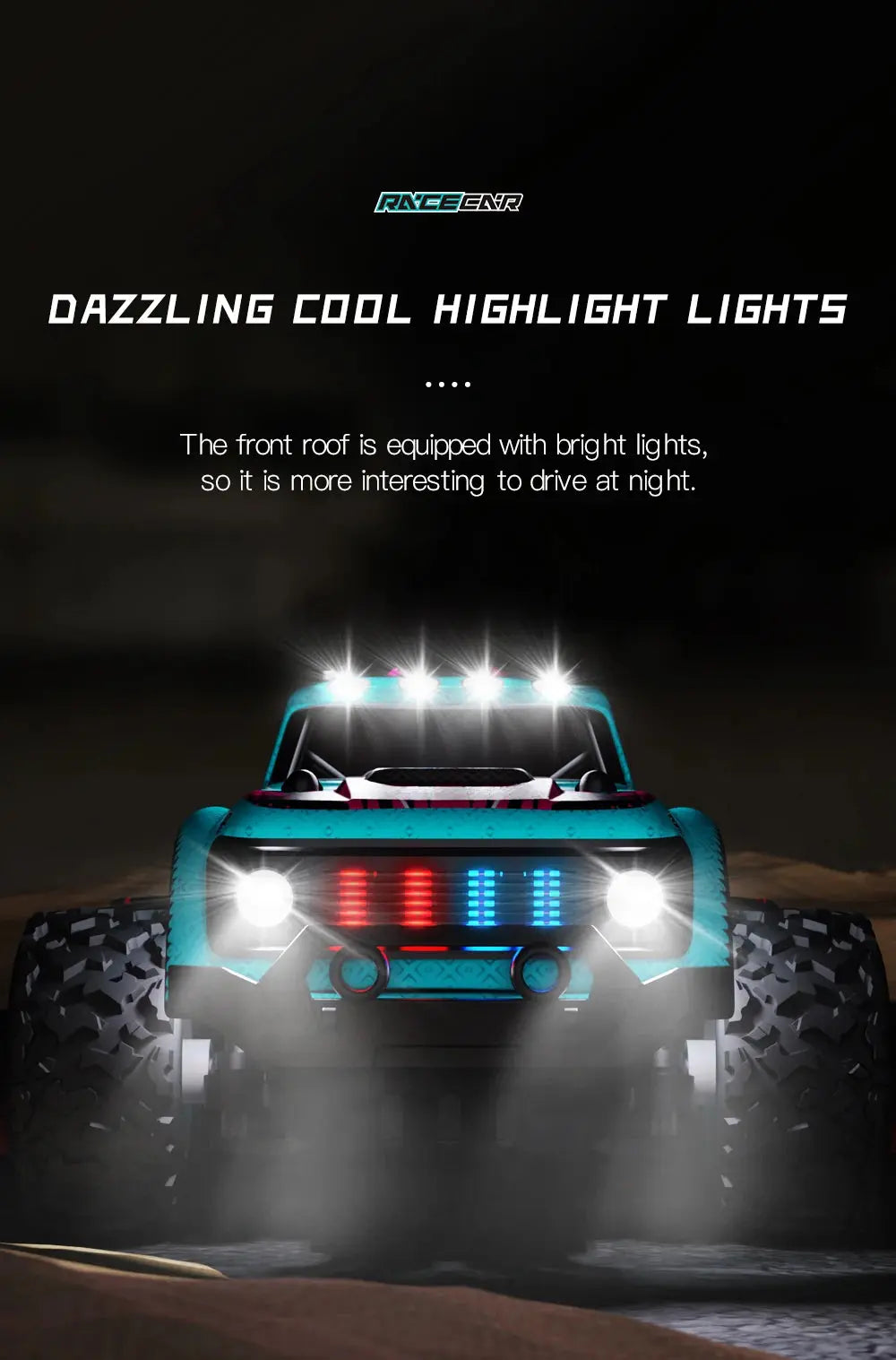 ZWN 1:16/1:20 2.4G Model RC Car With LED Light 2WD Off-road Remote Control Climbing Vehicle Outdoor Cars Toy Gifts for Kids Magic Remotes