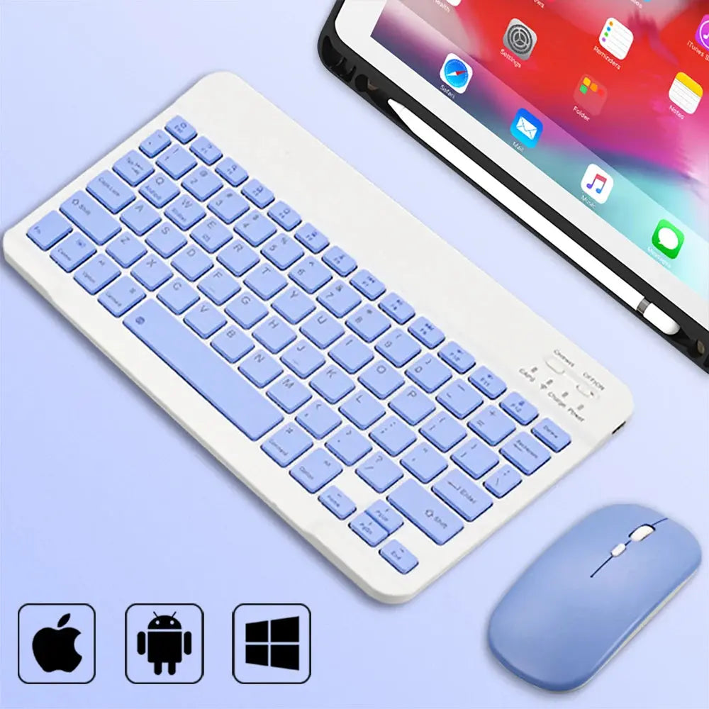Bluetooth Wireless Keyboard Universal Mobile Phone Tablet Keyboard And Mouse Mini Bluetooth Keyboard Ipad Keyboard Accessories Magic Remotes