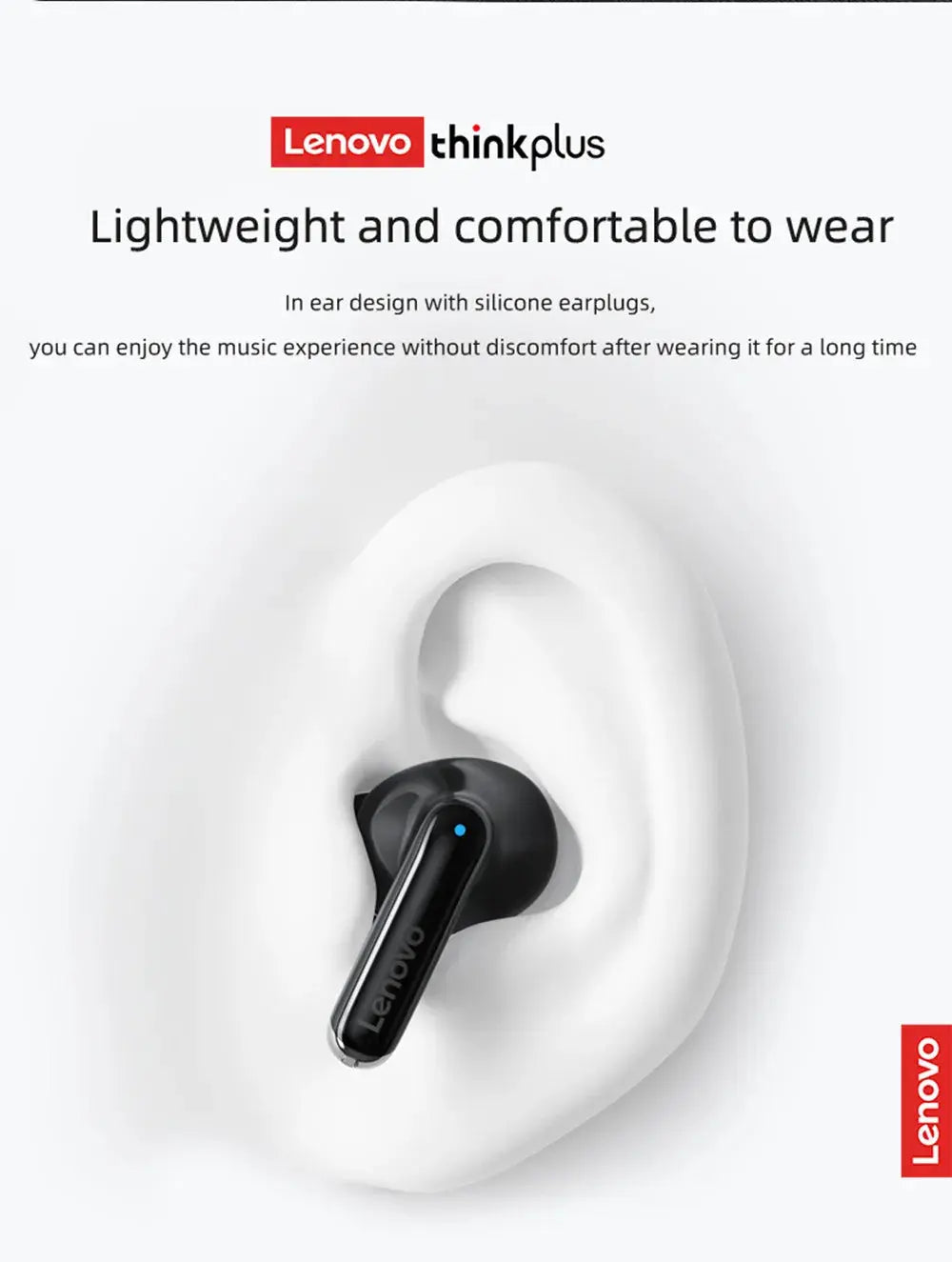 Original Lenovo XT88 TWS Wireless Earphones Bluetooth 5.3 Dual MIC Stereo Noise Reduction Bass HIFI Touch Control Earbuds Magic Remotes