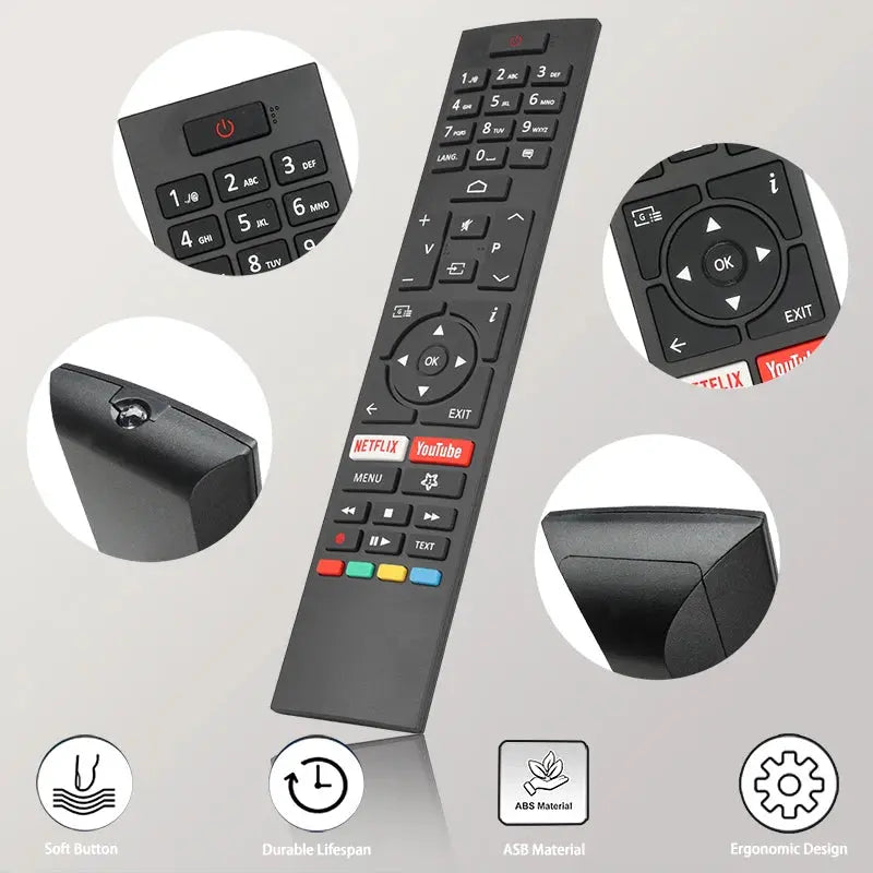 Ersatz Fernbedienung CT-8543 CT8543 F??1r Toshiba TV W NetFlix And