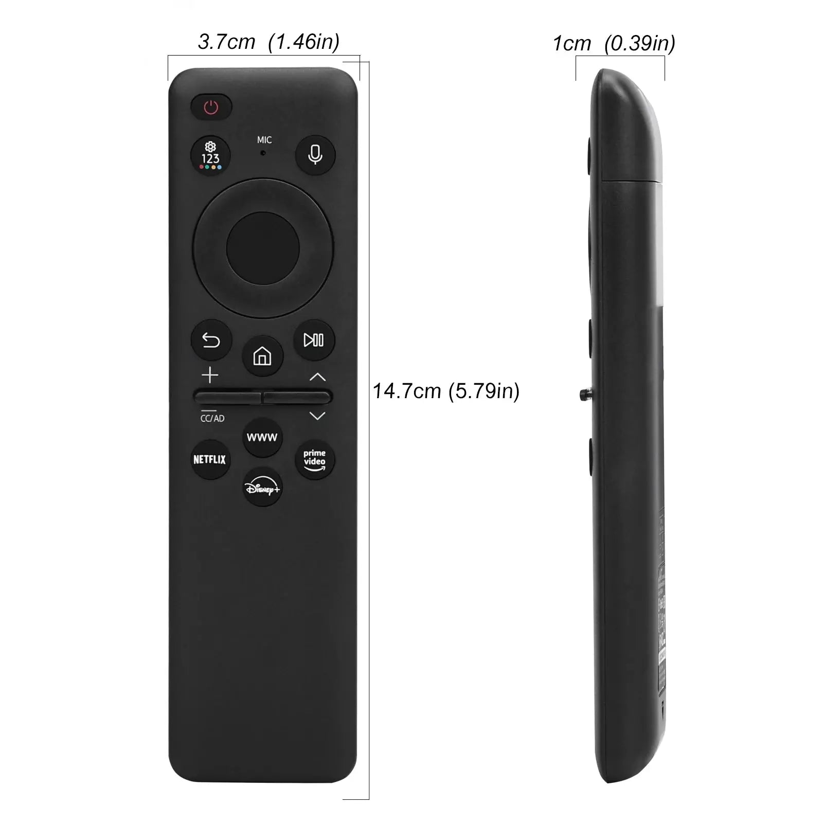 Samsung TV Remote Replacement BN59-01432A – Solar Smart Voice Remote, Bluetooth & IR - Magic Remotes