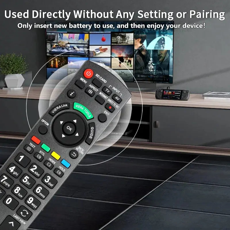 N2QAYB000672 For Panasonic Remote Control Replacement, For Panasonic Viera TV TX-L32E31B TX-L32E30E TX-L42E3E TX-L42E30E - Magic Remotes