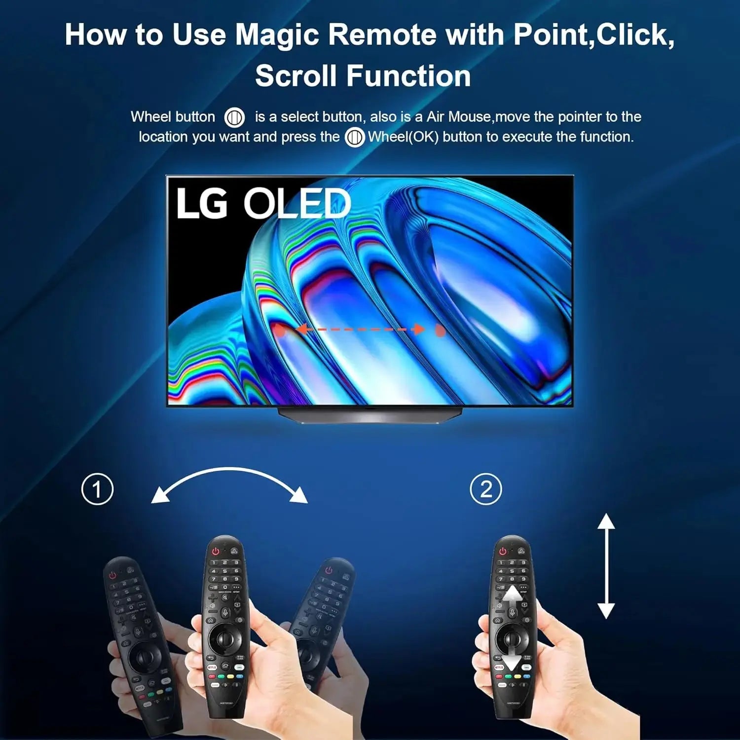 NEW AN-MR20GA AKB75855501 with Voice and Pointer Function remote control for LG Smart TV  for Many LG Models Magic Remotes