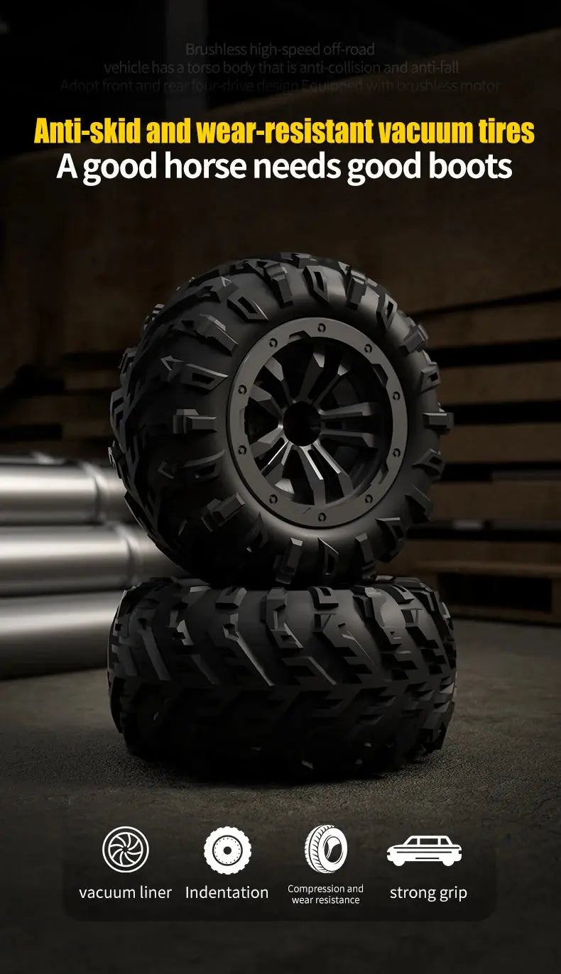 1:16 RC High Speed Car Off-Road 4WD Monster Truck Climbing Vehicle Boys Toy Remote Control Car Magic Remotes