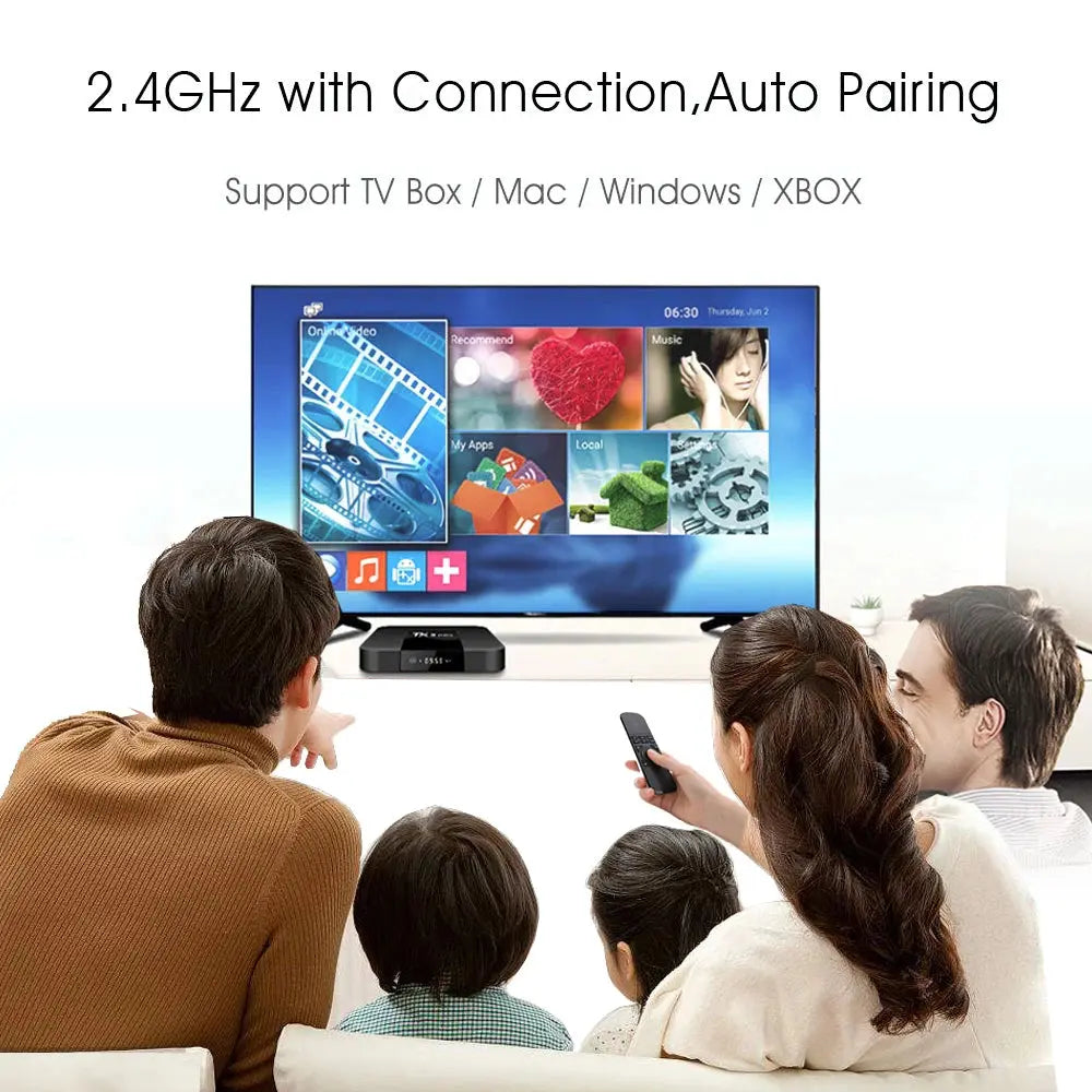 Rii i7 2.4G Wireless Fly Air Mouse Remote Control Motion Sensing Built in 6-Axis fControl for Pc Android TV Box Smart PC Magic Remotes