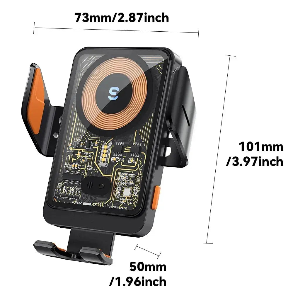 Essager 15W Qi Wireless Charger Car Phone Holder Air Vent Mount Stand For iPhone Samsung Cell Phone Support Fast Charging - Magic Remotes