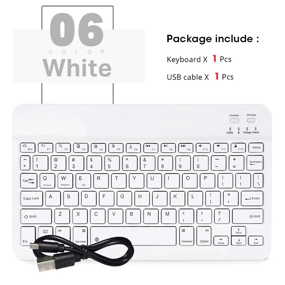 Mini Wireless Keyboard Bluetooth Keyboard For ipad Phone Tablet Portable Bluetooth Keyboard and Mouse For Samsung Xiaomi Android - Magic Remotes