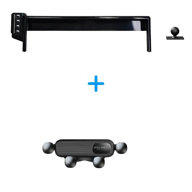 Car Phone Holder 10-Inch Screen Fixed Base For Peugeot 3008 4008 2021-2023 Wireless Charging Support Car Mobile Phone Mounts - Magic Remotes