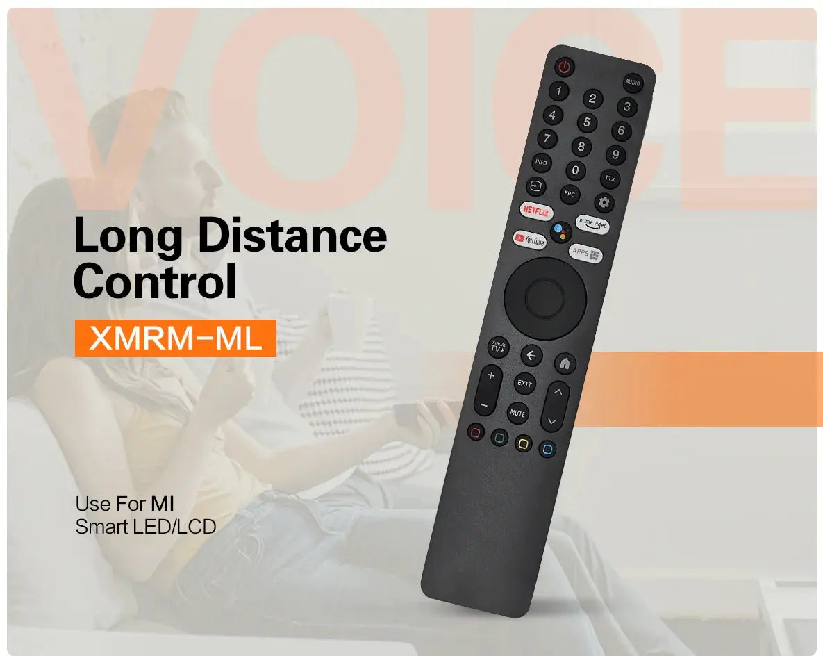 XMRM-ML Remote Control For Xiaomi Ultra 4k Qled Voice Android Tv Remote L55m7-q2me Q2 Magic Remotes