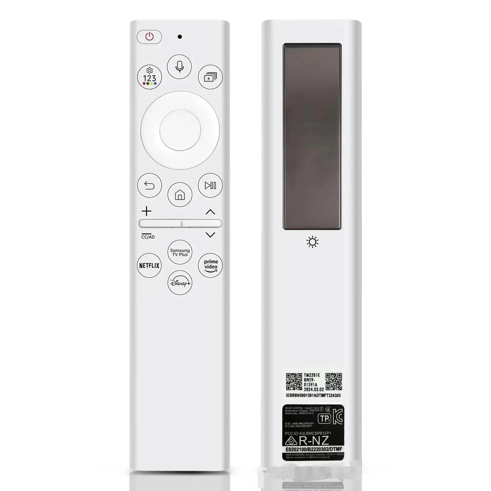 BN59-01391A Solar Voice Remote for Samsung TV Remotes Replacement with Bluetooth Rechargeable Solar Cell Fit for Samsung Remote Magic Remotes