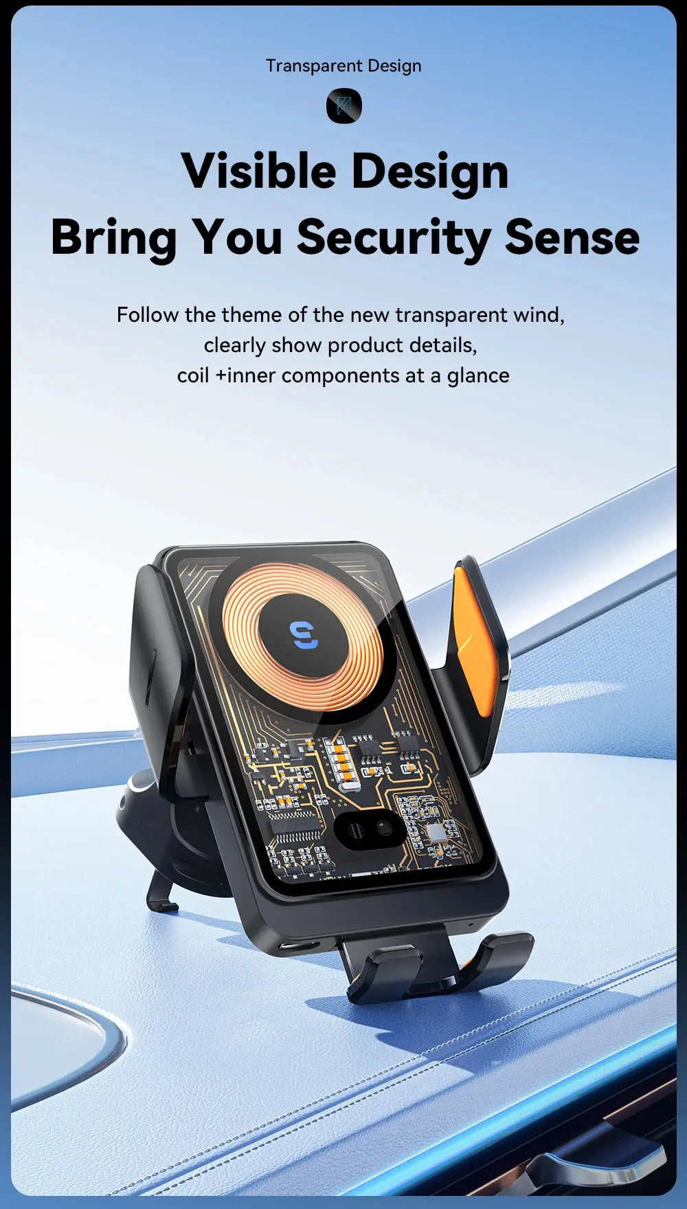 Essager 15W Qi Wireless Charger Car Phone Holder Air Vent Mount Stand For iPhone Samsung Cell Phone Support Fast Charging - Magic Remotes