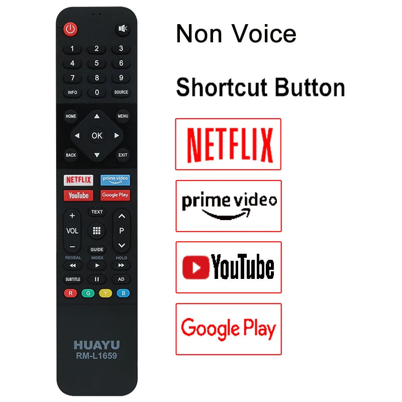 Universal Replacement Remote Control for All Skyworth Android Smart TV 43/55UB5500 43/50/55UB5550 43/50UB5560 43TB5000 43TB5050