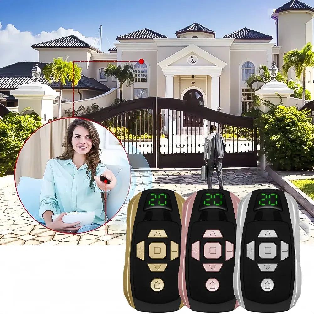 20-Channel Rechargeable Key Duplicator for Universal Garage Door Remote Control Gate Controller Clone Multi-frequency 300-915Mhz Magic Remotes