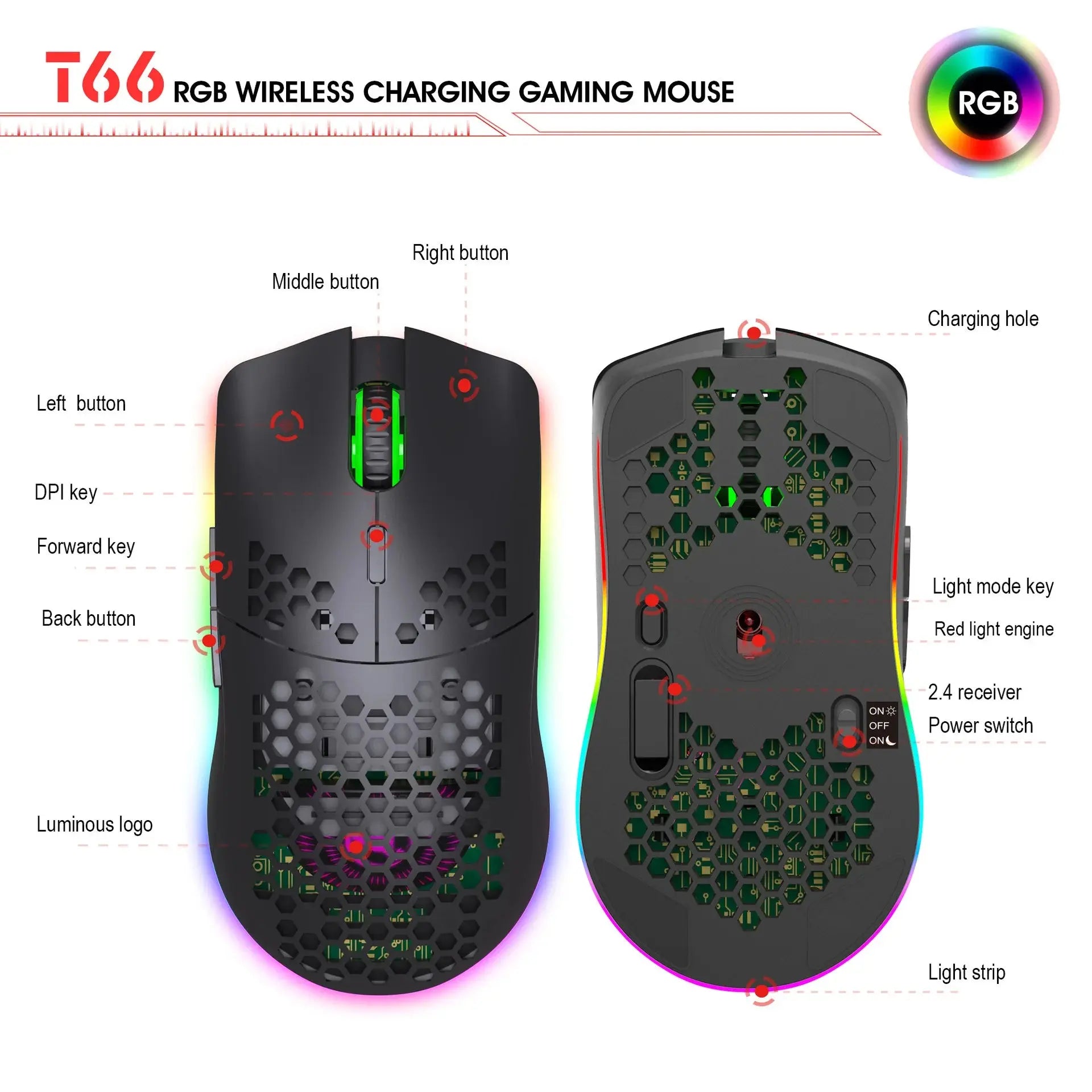 Wireless keyboard mouse combo Bluetooth key board  60% kit 2.4Ghz computer white Gamer keyboards Mice combos set teclado pc Magic Remotes