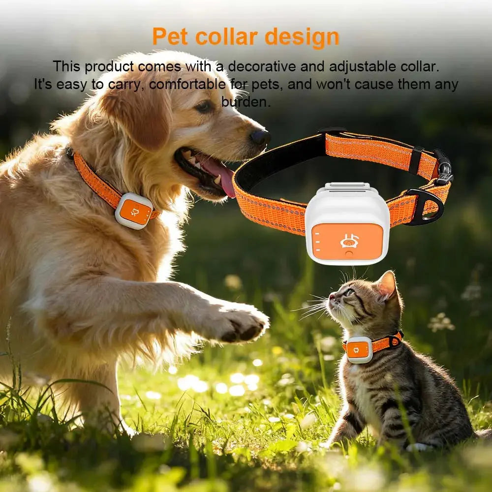 2026 New Style Pet GPS Tracker Dog Mini Tracking Movement Alert Collar Anti-Lost Tracker for Cats and Puppies Remote Locator - Magic Remotes