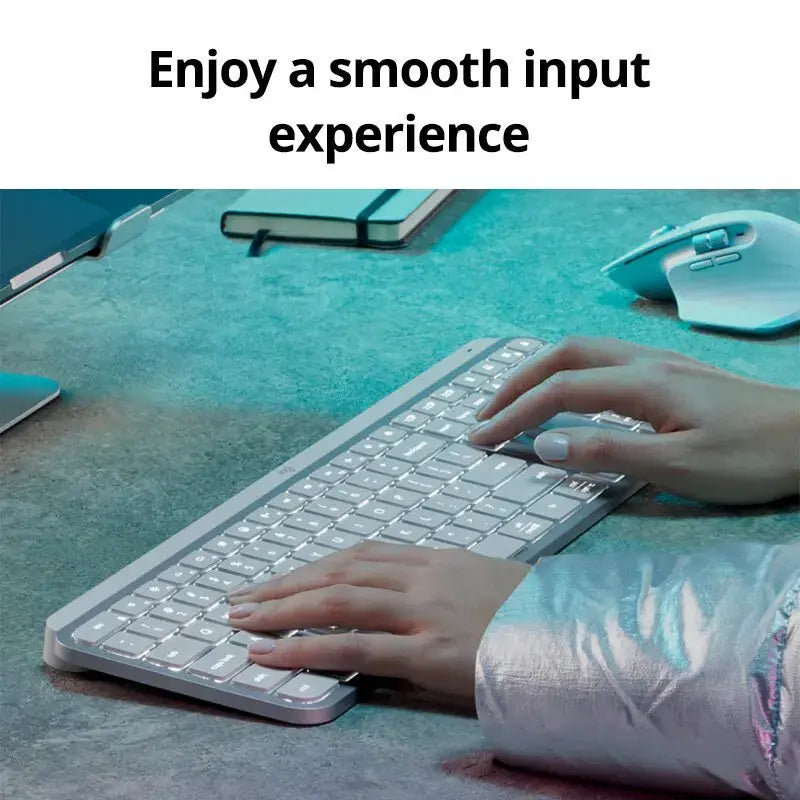 NEW Logitech MX Keys S Wireless Bluetooth Keyboard Office Multi-device Connection Backlit Bolt Ultra-thin and Portable - Magic Remotes