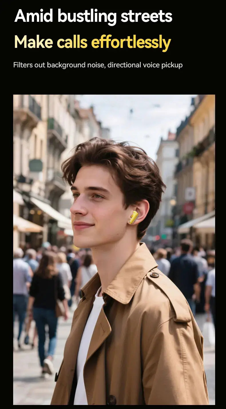 Acer Ohr548 Wireless Bluetooth Headphones with In-Ear Design, Anc Call Noise Reduction, Charging Case, Stereo Sound Effect, Low Latency for Gaming, Comfortable Fit for Sports, Running, and Fitness Magic Remotes