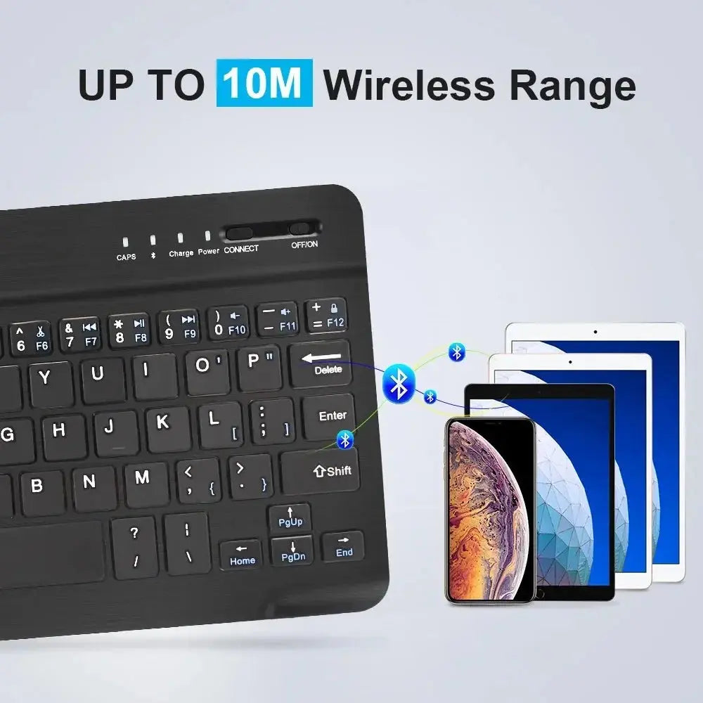 Bluetooth Keyboard for iPad 10th Generation iPad Pro 13 12 11 10 9 8 7 Inch iPad Air 13 11th iPad Mini Samsung Xiaomi Tablets - Magic Remotes