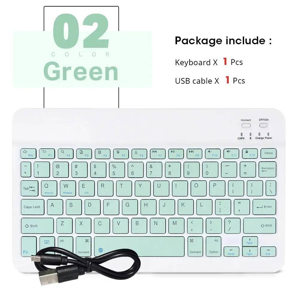 Mini Wireless Keyboard Bluetooth Keyboard For ipad Phone Tablet Portable Bluetooth Keyboard and Mouse For Samsung Xiaomi Android - Magic Remotes