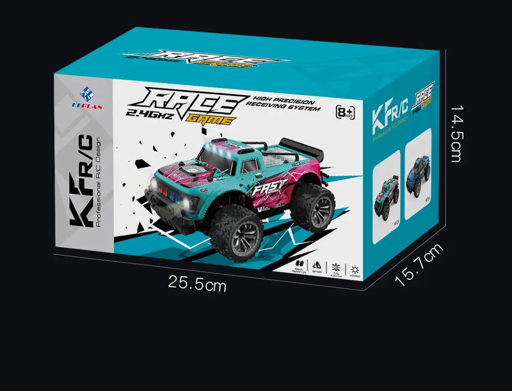 ZWN 1:16/1:20 2.4G Model RC Car With LED Light 2WD Off-road Remote Control Climbing Vehicle Outdoor Cars Toy Gifts for Kids Magic Remotes