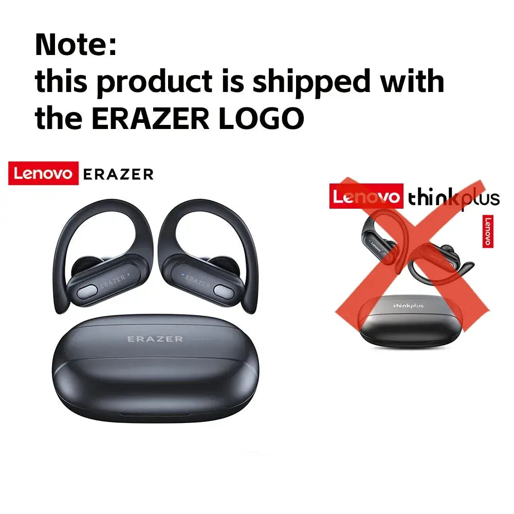 ERAZER XT60pro Sports Wireless Headphones Bluetooth Earphones HiFi Earbuds Noise Reduction Headset with Mic Earhook Magic Remotes