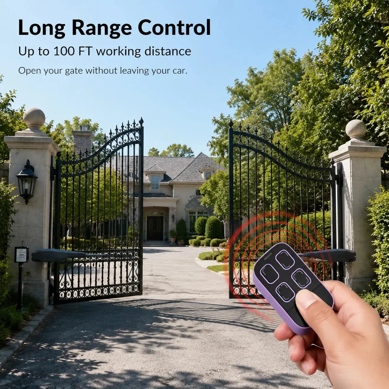 Universal Multi-frequency Garage Door Remote Controle 280-868MHz 433MHz 315MHz 390MHz Compatible with Gates Duplicators Copiers Magic Remotes