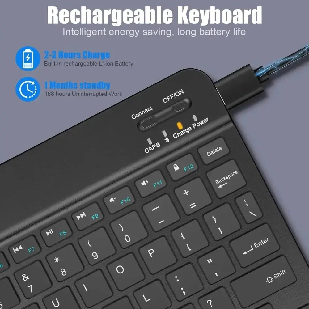 Bluetooth Keyboard for iPad 10th Generation iPad Pro 13 12 11 10 9 8 7 Inch iPad Air 13 11th iPad Mini Samsung Xiaomi Tablets - Magic Remotes