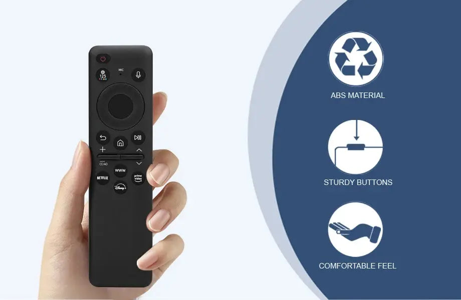 Samsung TV Remote Replacement BN59-01432A – Solar Smart Voice Remote, Bluetooth & IR - Magic Remotes