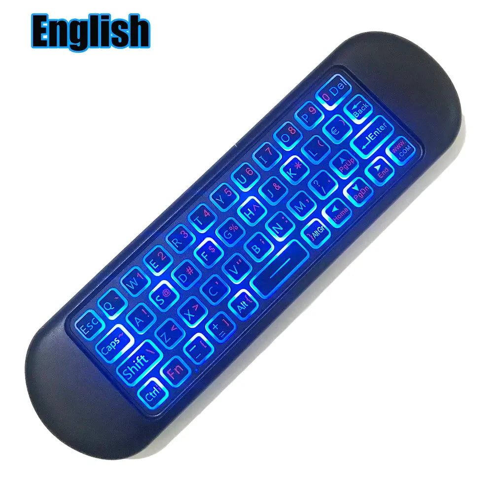 Remote Control Air Mouse Voice Gyroscope 7 Color Backlit Mini Keyboard Dual Mode 2.4G BT5.2 Wireless For Android Smart TV Box PC - Magic Remotes