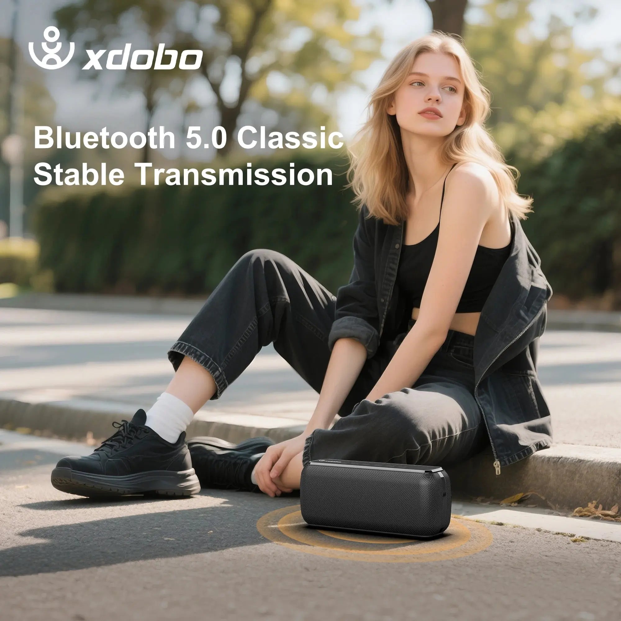 XDOBO X8 60W Portable Outdoor Speakers Bluetooth Wireless Bass Subwoofer Waterproof 6600mAh TWS Function Support TF/AUX Magic Remotes