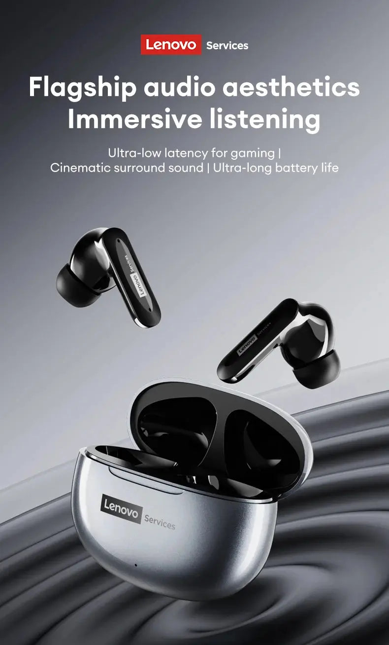 Choice Lenovo Wireless Earphones Bluetooth 6.0 Low Latency Gaming Headset Sport Earbuds XT88Plus Business Headphone 300mAh LE202 Magic Remotes