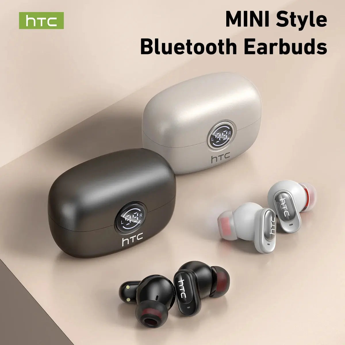 HTC NE79 TWS Bluetooth 6.0 Earphones AI Translator In-Ear HiFi Sound Headset for Sports Headset with Clear Call Mic Magic Remotes