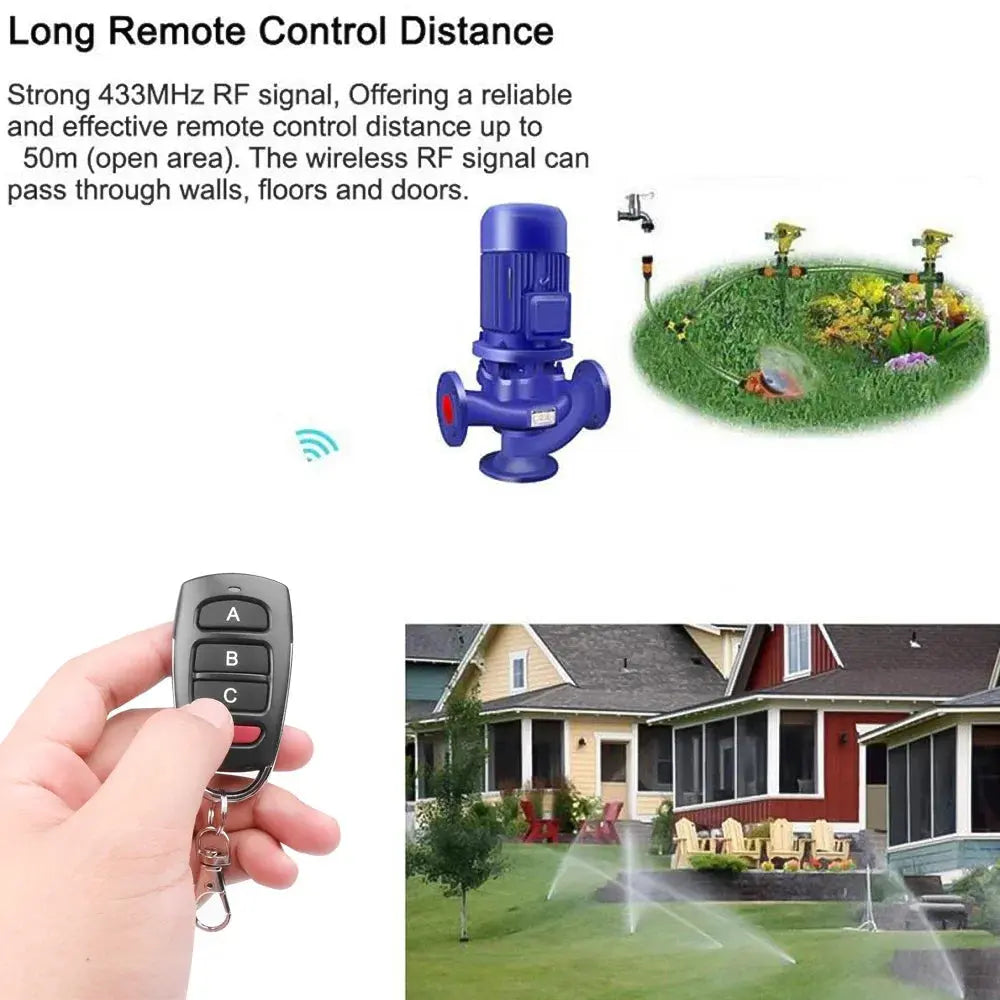Wireless RF 433mhz Remote Control Copy Code Garage Door Gate Duplicator 433 Mhz Key Remote Opener Magic Remotes