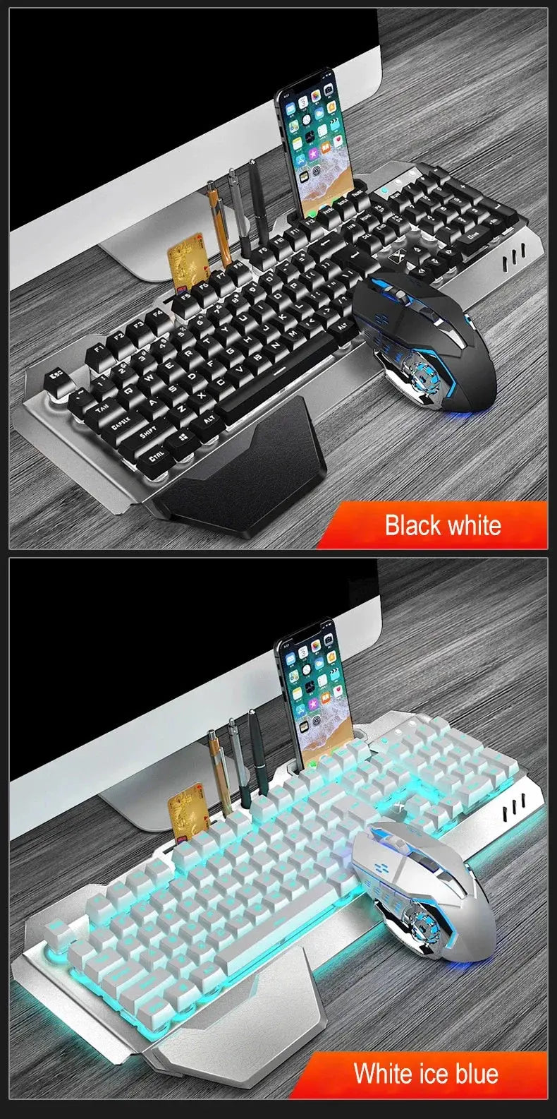 K680 Rechargeable 2.4G wireless keyboard and mouse suite Gaming computer Office esports Magic Remotes