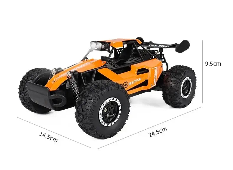Remote Control Car RC Drift Racing 1:16 Vehicle Off Road Alloy 2.4G Radio High-Speed Trucks With LED Light Climbing Gift Kid Toy - Magic Remotes