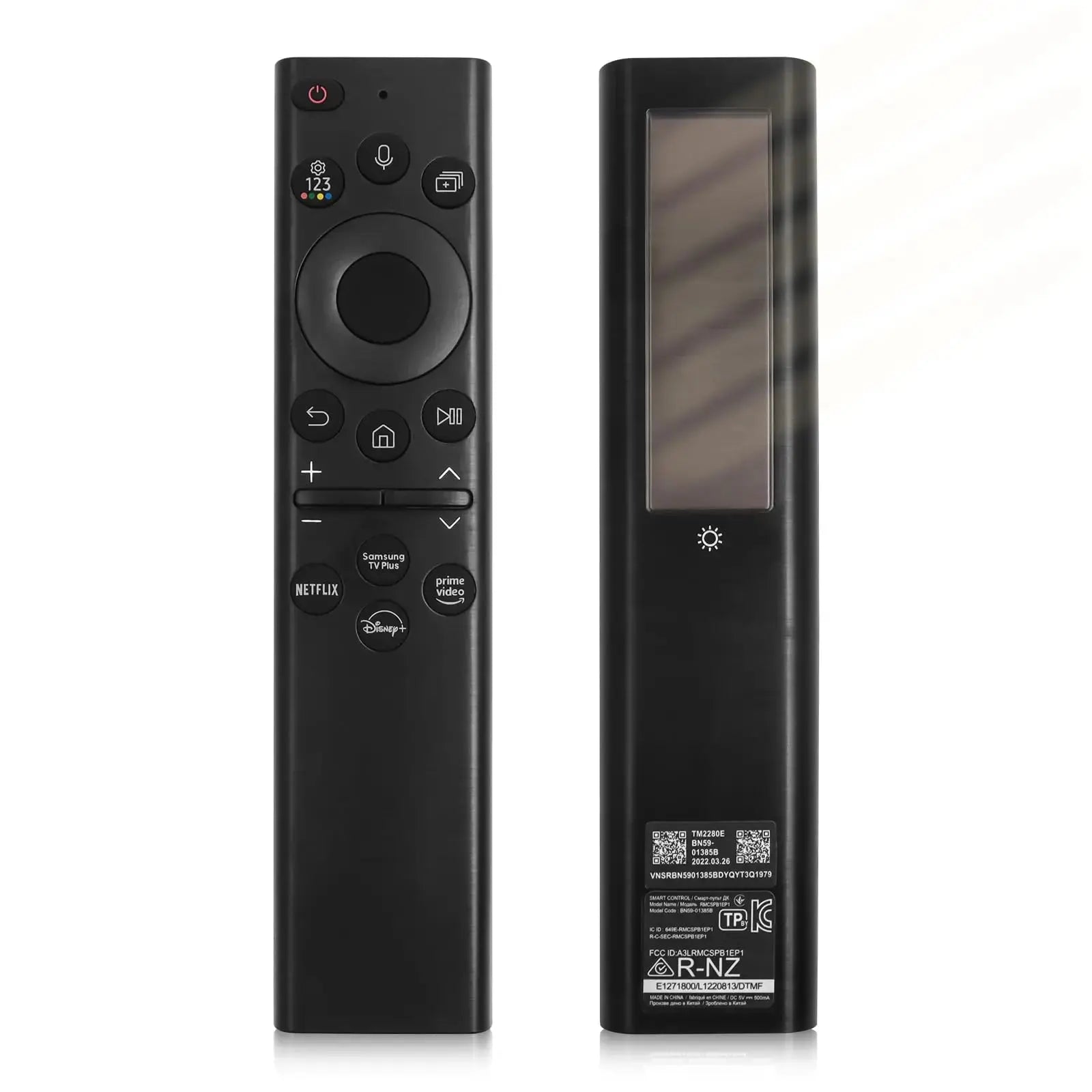 BN59-01385A Solar Voice Remote for Samsung TV Remotes Replacement with Bluetooth Rechargeable Solar Cell Fit for Samsung Remote - Magic Remotes