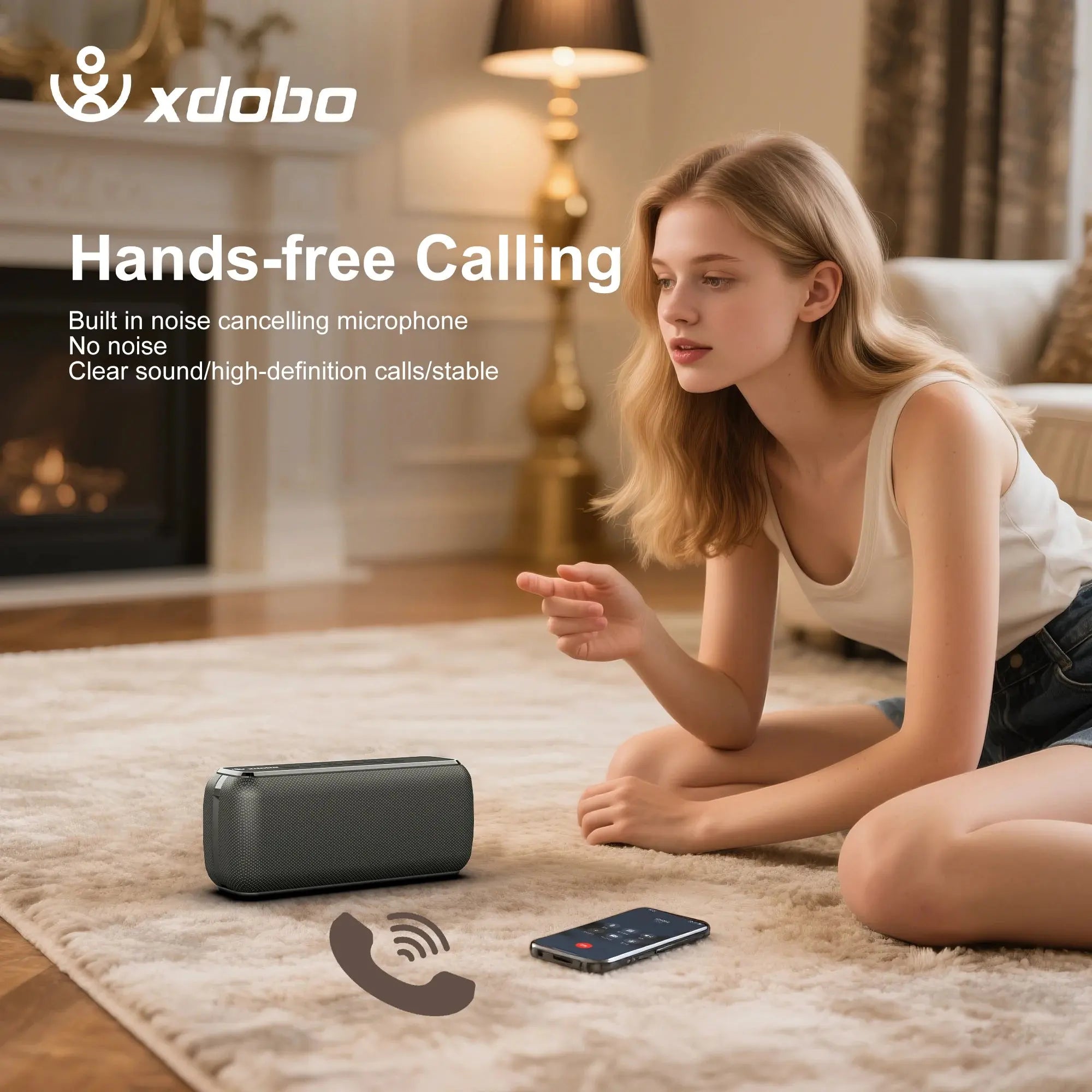 XDOBO X8 60W Portable Outdoor Speakers Bluetooth Wireless Bass Subwoofer Waterproof 6600mAh TWS Function Support TF/AUX Magic Remotes