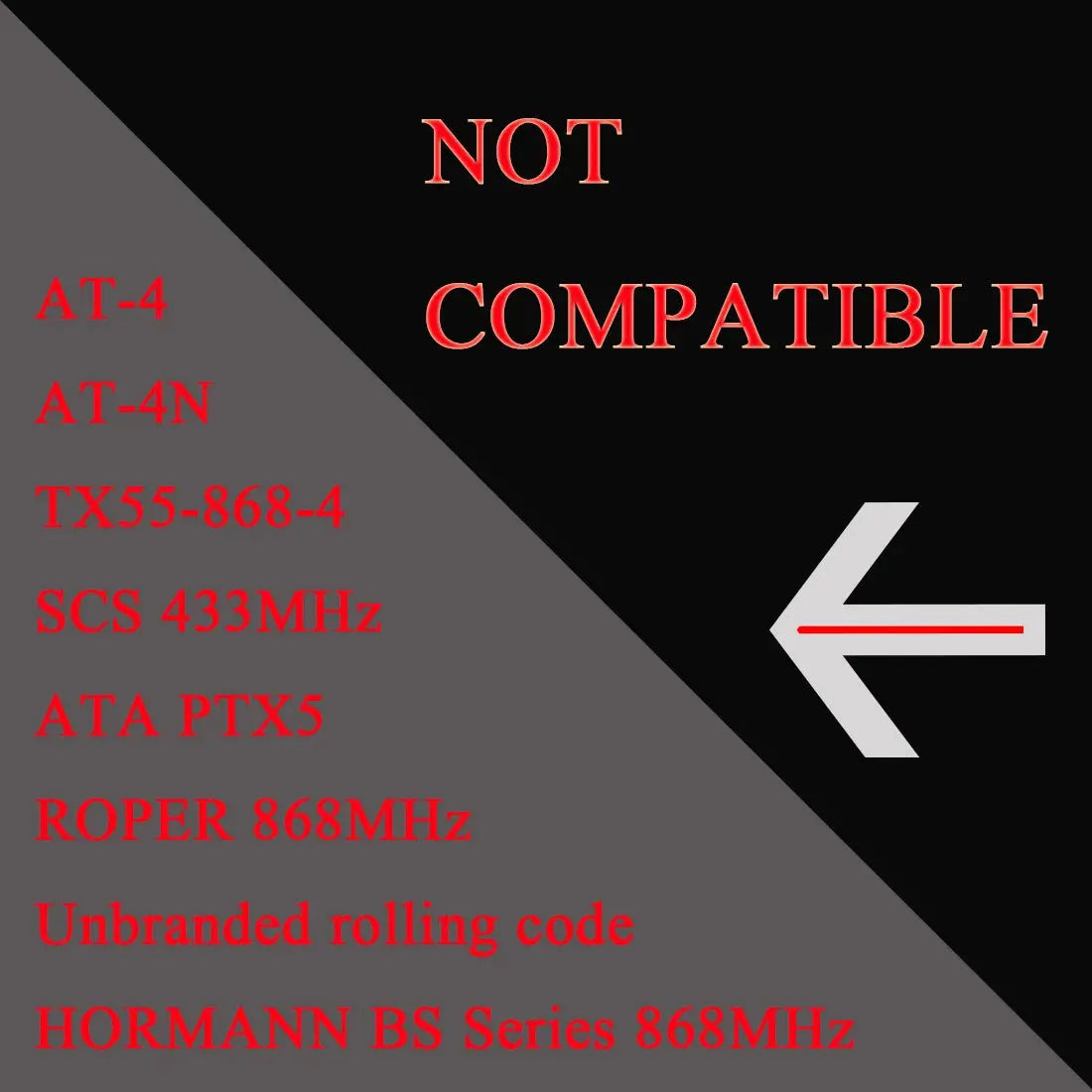 Universal Multi-frequency Garage Door Remote Controle 280-868MHz 433MHz 315MHz 390MHz Compatible with Gates Duplicators Copiers Magic Remotes