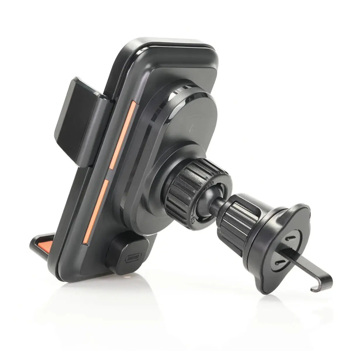 Smart Sensing Car Phone Holder 15W Qi Wireless Charging Motorized Rotation One-Touch Release & Clamping Rotatable Cable Port - Magic Remotes